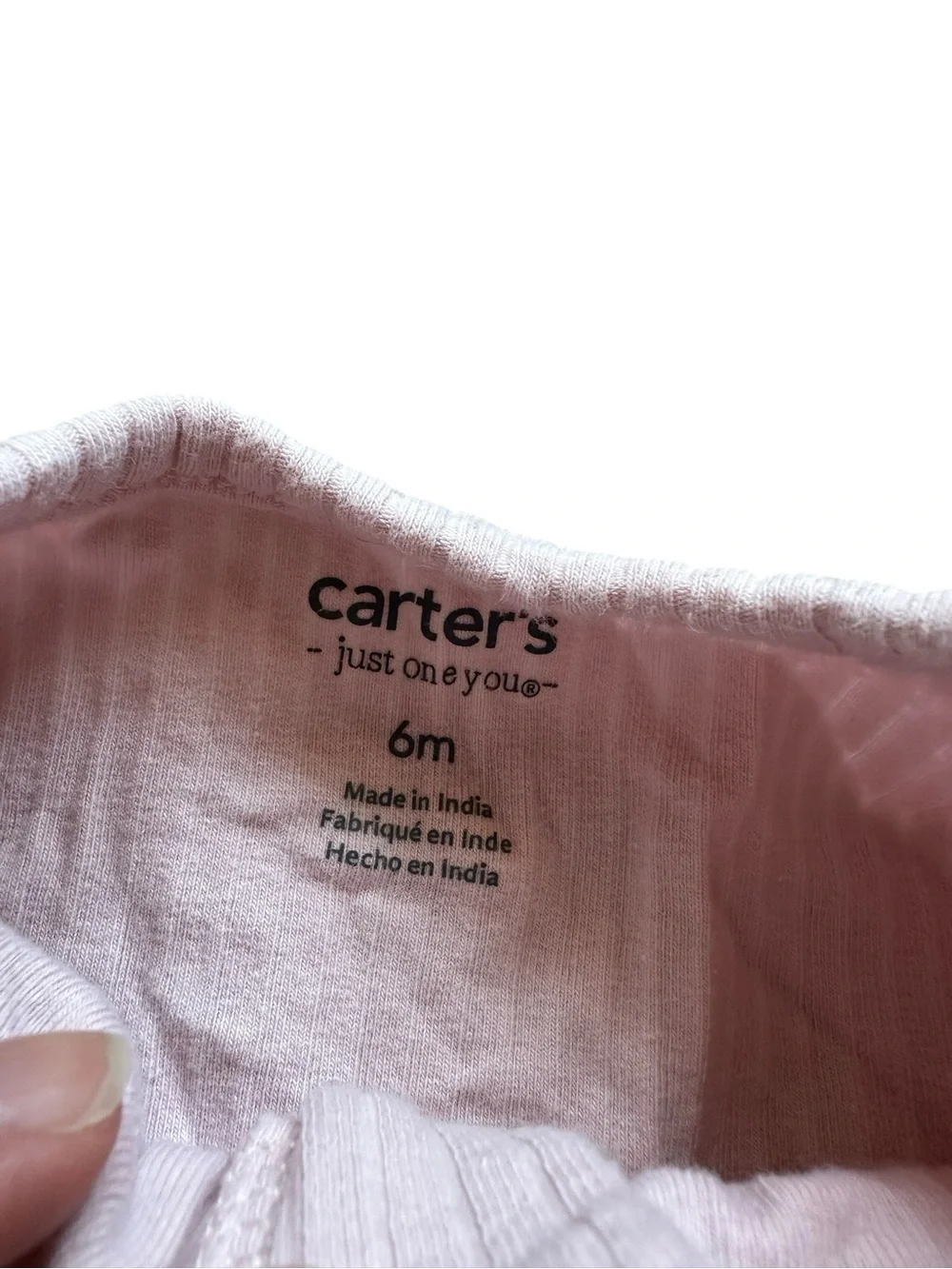 Carter’s lot of 5 Size 3-6 Month zip closure sleeper footed pajamas
